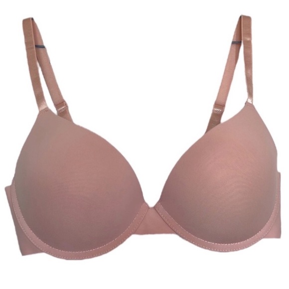 New Chinese Laundry Bra Push-Up Pink Blush Underwire Boost Stretch Nice 36C Gift - Picture 1 of 17